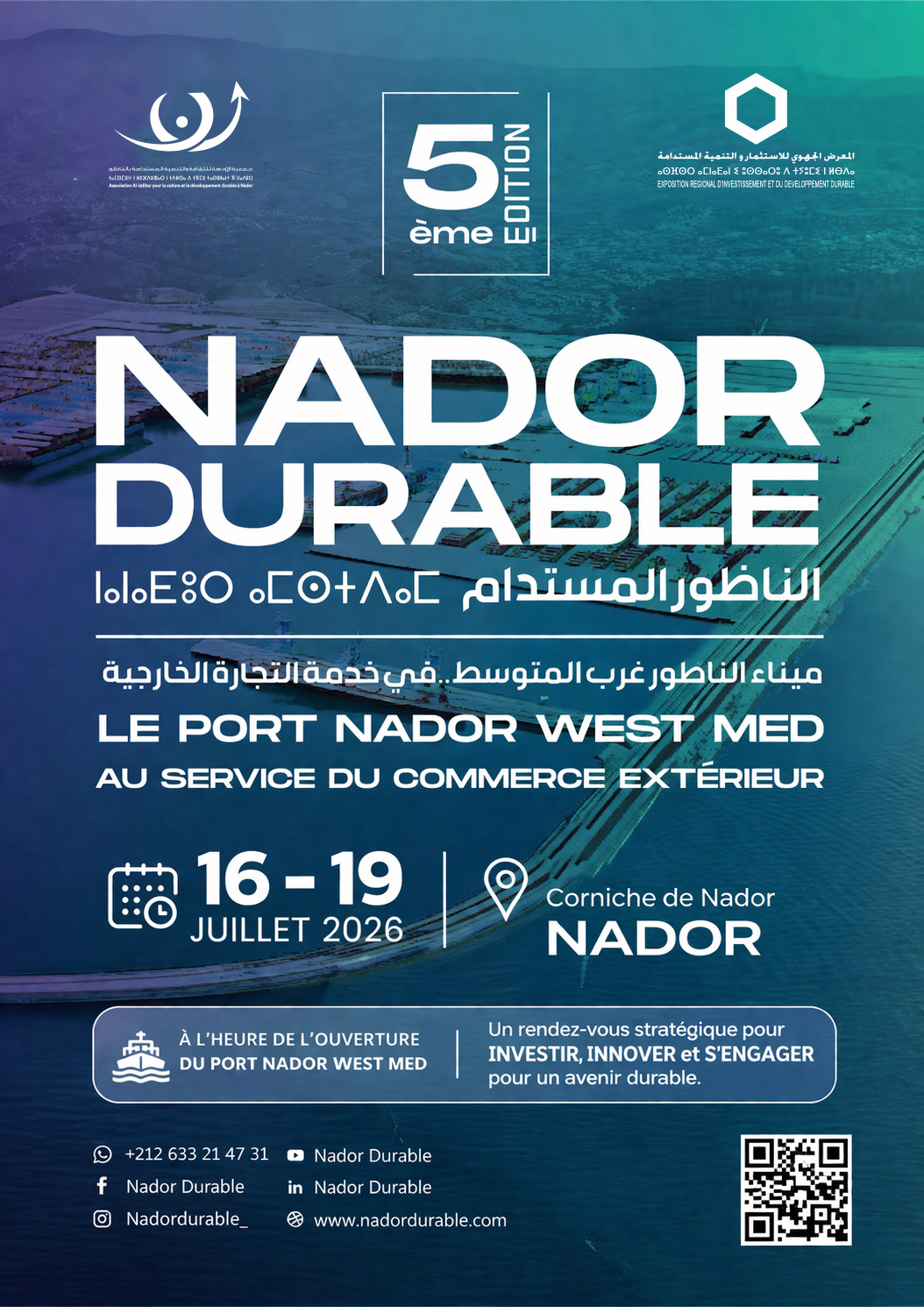 Le Port Nador West Med Au Service du Commerce Extérieur